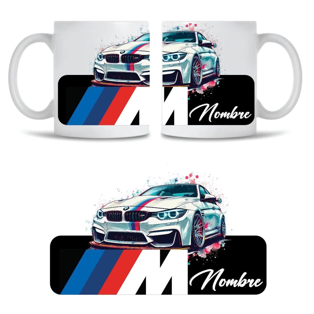 White Ceramic Mugs for Car-Themed Parties - Picture 10 of 10